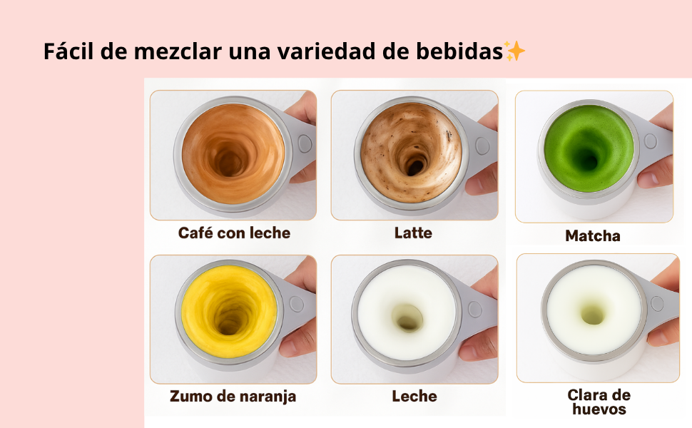 Taza termo eléctrica agitadora
